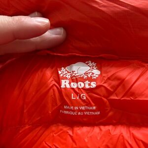 Roots Bright Red Insulated Jacket